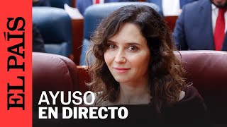 DIRECTO  Isabel Díaz Ayuso firma un convenio con el Ayuntamiento de Madrid  EL PAÍS [upl. by Joceline]