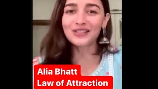 Alia Bhatt Law of Attraction  a fan made video [upl. by Ethyl198]