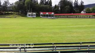 Braemar Gathering Memorial Park  Stands and seating views for those purchasing tickets [upl. by Henson]