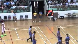 A Boys Bball Final 18 May 12  HCI v AJC Q1 [upl. by Asirral]