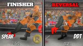 17 FINSHERS AND REVERSALS IN WRESTLING EMPIRE [upl. by Lati132]