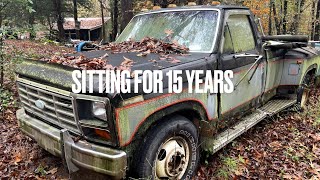 83000 Mile Original 1984 Ford Diesel F350 Dully 4 Speed Manual  A Special Moment With My Dad [upl. by Eirased]