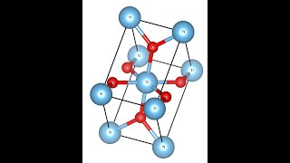 Crystal structure of Rutile TiO2  Tetragonal crystal structure of Titanium dioxide [upl. by Amsirac]