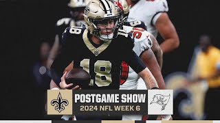 Saints vs Bucs Postgame Show  2024 NFL Week 6 [upl. by Elletnuahs]