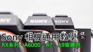 Sony 相機全系列通用教學 Vol1 對焦點認識 [upl. by Vitek738]