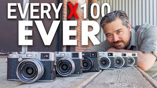 Reviewing EVERY Fujifilm X100 Camera Ever [upl. by Mouldon]