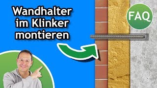 Wie muss ich Wandhalter im Klinker anbringen Sonnensegel befestigen  FAQ ☀️ Pina [upl. by Aneek]