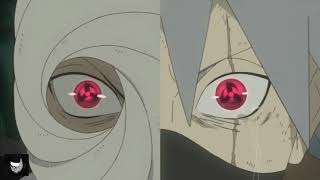 Kakashi and Obito awakens Mangekyo Sharingan [upl. by Ahsimed244]