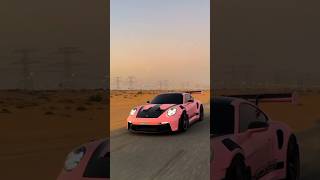 Porsche 911 GT3 RS🩷 porsche pinkporsche porsche911 dubaicars carspotting dubai cinematic [upl. by Aihtenyc]