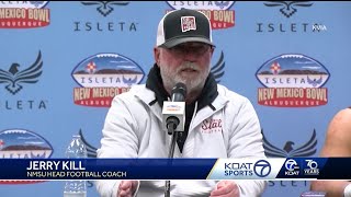 Jerry Kill sets social media ablaze with remarks about UNM Athletic Director [upl. by Sev205]