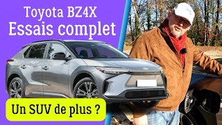 Essai BZ4X  1er SUV 100 électrique de Toyota le BZ4X atil des arguments face à la concurrence [upl. by Nicodemus]