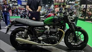 2024 Triumph SPEED TWIN 900 GREEN STEALTH EDITION [upl. by Camarata]