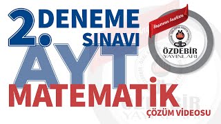 ARALIK 2023  AYT 2 DENEME SINAVI MATEMATİK ÇÖZÜM VİDEOLARI [upl. by Ellsworth326]