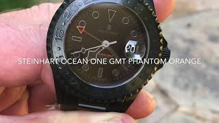 Steinhart Ocean One GMT Phantom Orange Limited Edition [upl. by Priest]