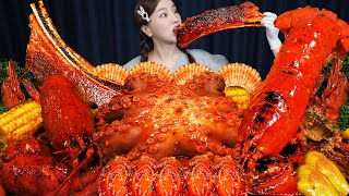 랍스터 🦞 미국식 해물찜 직접 만든 씨푸드보일 우대갈비 먹방 레시피 Lobster amp Octopus Seafood Boil Recipe Mukbang ASMR Ssoyoung [upl. by Analeh]