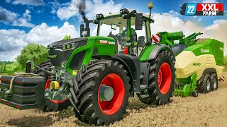 LS22 Neuer FENDT  Krone Premos 5000 auf dem Hof  XXL Farm 2 11  FARMING SIMULATOR 22 [upl. by Nirihs]