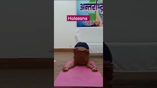 Halasana yogaasana halasana ytshort youtubeshorts [upl. by Schiff]