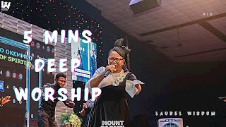 AKAMDINELU  5 MINUTES DEEP WORSHIP  LAUREL WISDOM  WORSHIP COVER [upl. by Droflim19]