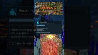 Factorio Reviews factorio steam review gamereview games funnymoments [upl. by Etnemelc]