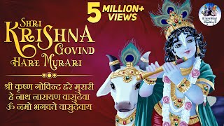 SHRI KRISHNA GOVIND HARE MURARI  POPULAR KRISHNA BHAJAN  VERY BEAUTIFUL SONG [upl. by Sumetra661]