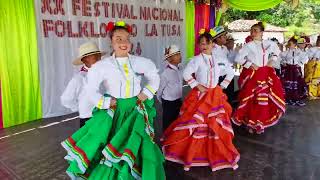 CEB RAMON ROSA DE LA CUMBRE PALMICHAL MACUELIZO SANTA BARBARA DANZA EL CASCAREÑO [upl. by Erda]