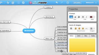 Mindmeister Review Online Mind Mapping  Visual Mapping Review Series 2013 [upl. by Hannahs]