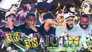 PUCCI RESETS THE UNIVERSE JJBA Stone Ocean Episodes 3638 Reaction [upl. by Anauqcaj]