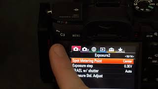 sony a7iiiA7R3A9  linking metering to focus point [upl. by Netti]