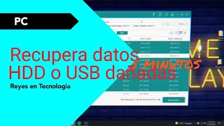 FonePaw  RECUPERA datos eliminados de una unidad HDD o USB formateada o dañada [upl. by Olaf]