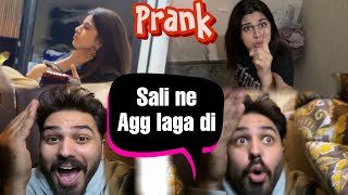 Raat 4 bajy me gayab  Hidden prank on wife  Sali  Sister in Law  ne Agg laga di [upl. by Nyrad]