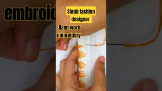 Hand work embroidery design meesho fashiondesign meeshosaree saree fashiontrends dress [upl. by Anyg]