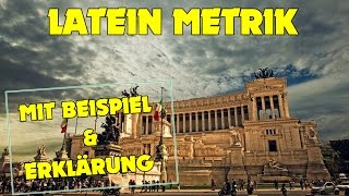 METRISCHE ANALYSE LATEIN  Lateinische Metrik  Latein Nachhilfe [upl. by Fisa41]