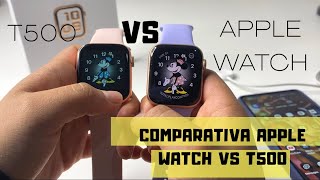 Comparativa del Apple Watch vs modelo T500 y cómo vincularlo [upl. by Killigrew]