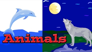 Learning Animals for Children  Animal Sounds  Kids Learning Videos [upl. by Aikrehs414]