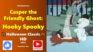 Casper the Friendly Ghost 👻Hooky Spooky 🎃Halloween Classic 🎃 Animated 1957 HD [upl. by Huggins]