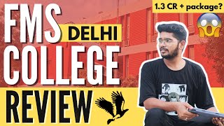 🚀FMS Delhi college review MBA selection process  😱placement  cutoff  campus  fees campus tour [upl. by Blanka]