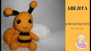 ABEJA Tutorial Amigurumi con Patron en video [upl. by Seldan]