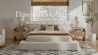 Castlery Lookbook Dawson Storage Bed [upl. by Louanna]