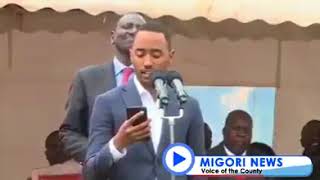 SHOCKING Uhuru Kenyatta s son Jaba cant speak Kiswahili [upl. by Nnylirret]