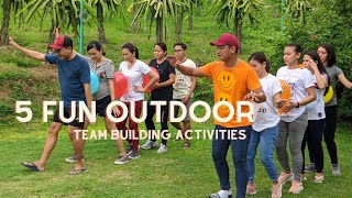 FUN OUTDOOR TEAM BUILDING ACTIVITIES  Youth Group Outdoor Party Games [upl. by Atirhs]