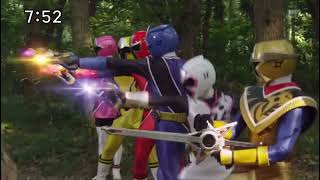 Ninninger vs Sugorku ninja lkkakusai Shuriken Sentai Ninninger part 2 [upl. by Nodnek]