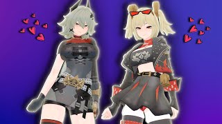 Caesar  Burnice Choose ur girly😳 Ghost dance trend 【MMD ZZZ 4K  60FPS】 [upl. by Celinda]