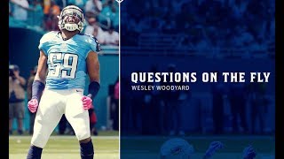 Questions on the Fly with LB Wesley Woodyard [upl. by Eralc773]