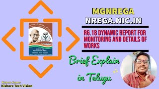 mgnrega R 6 18 works report Full Review kishoretechvision  Brief explain in Telugu [upl. by Nuahsal]