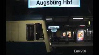 Führerstandmitfahrt Lechfeldbahn LagerlechfeldBobingenAugsburg Dez2000 [upl. by Yakcm]