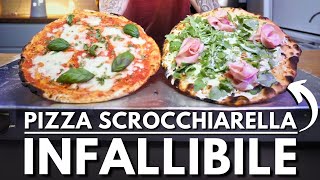 Ricetta Infallibile PIZZA ROMANA SCROCCHIARELLA è migliore della napoletana 😳 [upl. by Verner]