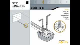 SOMFY  How to install a DEXXO COMPACT RTS English version [upl. by Parthen]