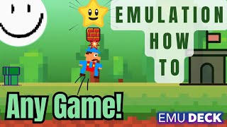 Emulate Any Console ANY Game  EmuDeck Install Tutorial  ROMs Guide [upl. by Husch343]