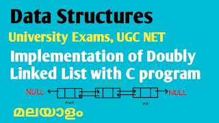 Lec 31 Implementation of Doubly Linked List  Data Structures  Malayalam [upl. by Ettenhoj]