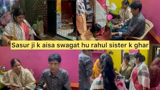 Mampi k papa aisa swagat hua rahul k sister 🏡 ghar sudden didi k ghar kyn jana pad rha sbko vlog [upl. by Temhem274]